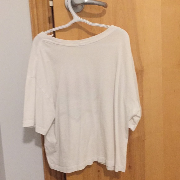 Garage cropped white graphic tee - Picture 3 of 3